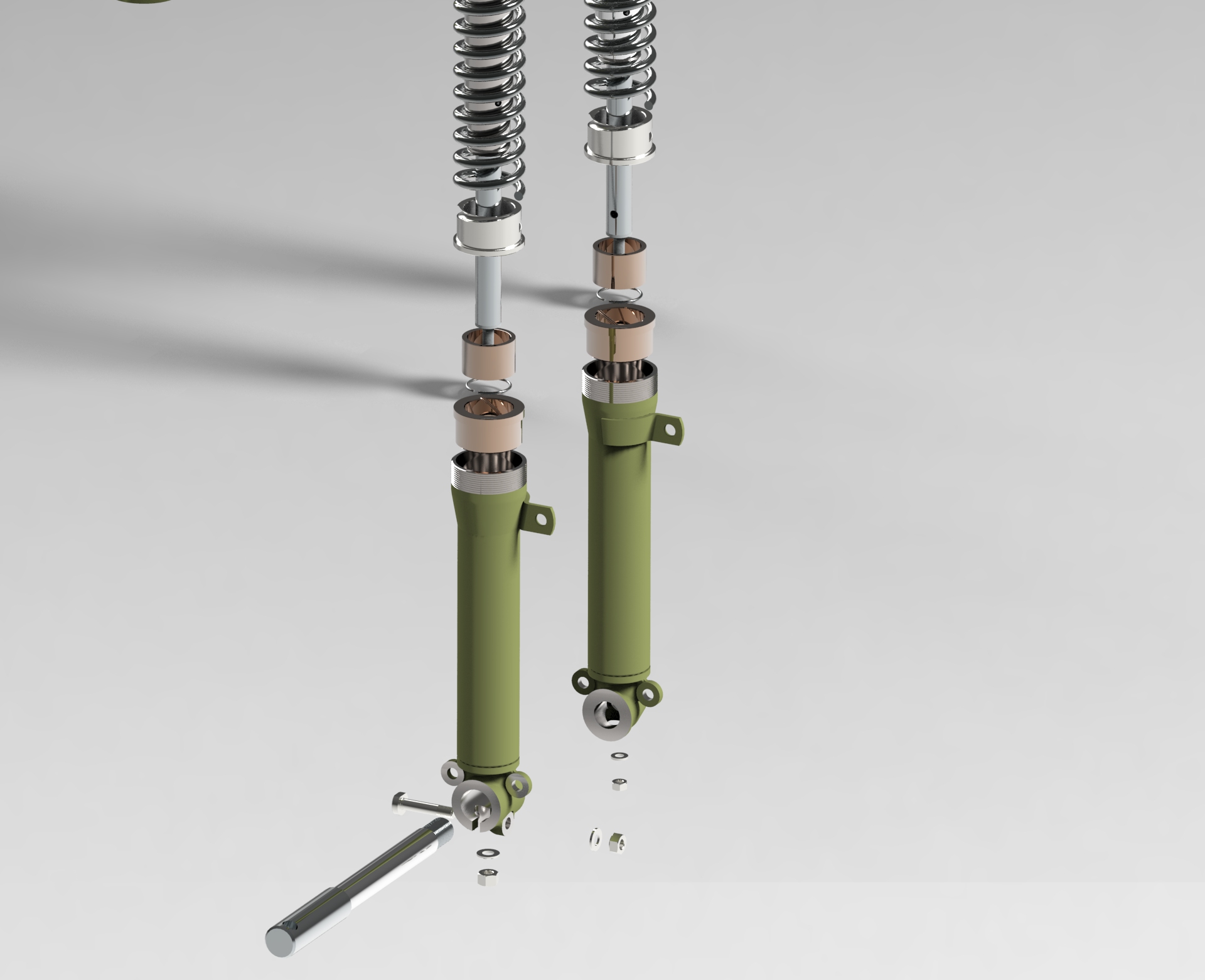 摩托车项目前叉总成